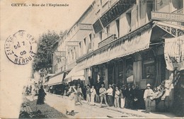 N72 - 34 - CETTE - SETE - Hérault - Rue De L'Esplanade - Sete (Cette)