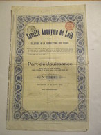 Société Anonyme De Loth - Leeuw Saint Pierre - Tessili