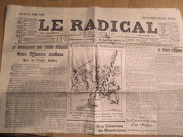 JOURNAL LE RADICAL DE MARSEILLE JEUDI 17 JUIN 1915 - 1914-18