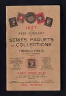 Catalogue De Timbres-poste 1937.  Maison Arthur Maury à Paris - Auktionskataloge