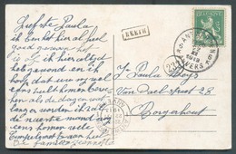 N°110 - 5 Centimes Pellens Obl. Sc ANTWERPEN 6 Sur CV Du 22-XI-1913 + Griffe REETH Vers Borgerhout - 13630 - Linear Postmarks