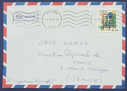 1974 Covers, Hamina - Nancy France, Suomi, Finland, Par Avion - Storia Postale