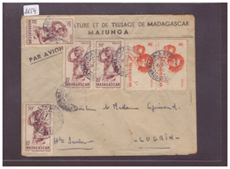 MADAGASCAR - LETTRE  DE MAJUNGA POUR LA FRANCE - Lettres & Documents