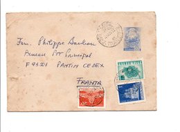 ROUMANIE LETTRE DE PLOESTI POUR LA FRANCE 1977 - Postmark Collection