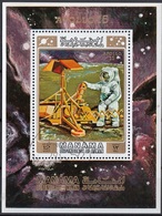 Manama 1971 Bf. 117A Espace Spazio Space Apollo 15 Sheet Perf. CTO Luna Moon - Asien