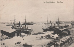 CPA - AK Alexandria Alexandrie الإسكندرية Port Hafen ميناء Dampfer Ferry Ägypten مصر Egypt جمهوريّة مصر العربيّة Egypte - Alexandrie