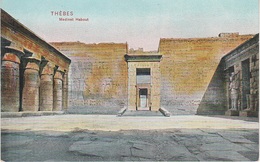 CPA - AK Thebes Theben معبد Temple Medinet Habout Habu مدينة هابو A Louxor الأقصر Luxor Karnak Egypt مصر Egypte Ägypten - Luxor