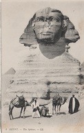 CPA - AK Gizeh الجيزة Sphinx أبو الهول Pyramide Pyramides هرم Kairo Cairo Caire القاهرة Egypt Egypte مصر Ägypten - Gizeh