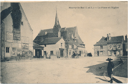 NEUVY LE ROI - La Place Et L'Eglise - Neuvy-le-Roi