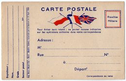 TB 2436 - MILITARIA - Carte En Franchise Militaire Vierge - Lettres & Documents