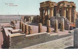 CPA AK Denderak Dendera دندرة Kom Ombo Colonnades Temple معبد A Qina Qena قنا Ägypten Egypt مصر Egypte - Qena