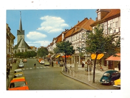 3408 DUDERSTADT, Eichsfeld, Marktstrasse Und St. Servatiuskirche, VW Volkswagen Käfer - Duderstadt