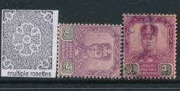 MALAYA/JOHORE, 1910 3c Wmk Sideways (left Stamp) Fine, SG80a, Cat £19 - Johore