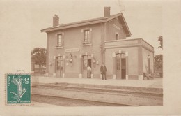 76 - LE GRAND QUEVILLY - La Gare (carte Photo) - Le Grand-quevilly