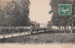 76 - LE GRAND QUEVILLY - Rue De L' Ecole Et Le Château - Le Grand-Quevilly