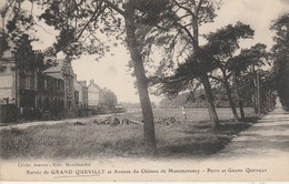 76 - LE GRAND QUEVILLY - Entrée De Grand Quevilly Et Avenue Du Château De Montmorency - Le Grand-quevilly