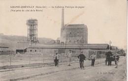 76 - LE GRAND QUEVILLY - La Cellulose Fabrique De Papier (Vue Prise Du Côté De La Route) - Le Grand-Quevilly