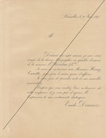 1893 Chromo Lithographie Imprimerie Houben Carette Donnez Transmission Et Association - 1800 – 1899