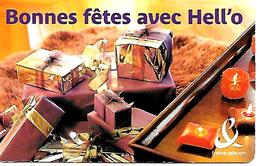 CODECARD-FT-5MN D APPEL- BONNES FETES Avec HELLO-T BE - FT