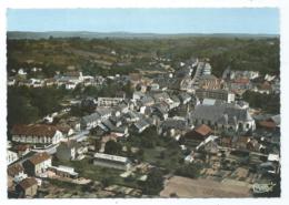 CPSM COLORISEE CHATEAU PORCIEN, VUE GENERALE AERIENNE, ARDENNES 08 - Chateau Porcien