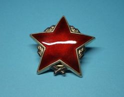 YUGOSLAVIA ORDER OF PARTISAN RED STAR WITH RIFLES * SOLID SILVER * NUMBERED * PERFECT * Jugoslawien Jugoslavia JNA Army - Other & Unclassified