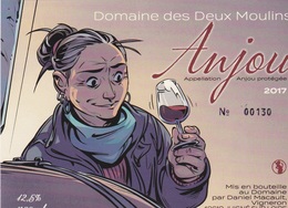 Etiquette Vin DUVOISIN Marie Festival BD Angers 2018 (Nos Embellies.... - Art De La Table