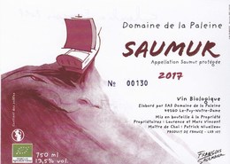 Etiquette Vin SALEMBIER François Festival BD Angers 2018 (Les Jeunes Pousses... - Art De La Table
