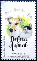 Brasil 2018 ** Defensa Animal. Mascotas. Perro Y Gato. - Nuovi