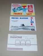 Lot 3 Buvard Notre Marine, Danone, Régilait - Sin Clasificación