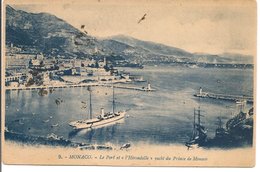 L20J434 - Monaco - Le  Port Et "l'Hirondelle" Yacht Du Prince De Monaco -  G.Artaud N°9 - Porto