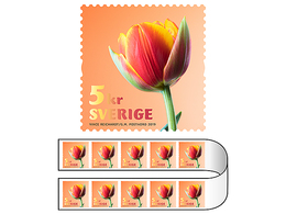 Zweden  2019 Yellow Tulip Flower   One Coil Stamp   Postfris/mnh - Neufs