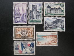 Lot De 7 Timbres Sites Et Monuments   NEUF** - Sonstige & Ohne Zuordnung