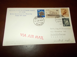 B709  Giappone Busta Con Contenuto National Space Development Agency - Enveloppes