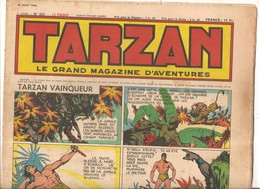 Tarzan Hebdomadaire N°203 Du 12 Août 1950 Tarzan Vainqueur - Tarzan