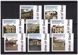 Georgia.2005 Theatres(Mountains).Imperf   8v X 30 Michel # 499-06b - Georgia