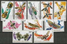 RWANDA - MNH - Animals - Insects - Butterflies - Beetles - Andere
