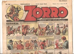 Zorro Hebdomadaire N°124 Du 24 Octobre 1948 Puits 47 - Zorro