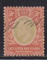 EAST AFRICA & UGANDA Scott # 38 Used - KEVII - Protectorats D'Afrique Orientale Et D'Ouganda