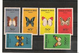 SÉNÉGAL Papillons Année 1963   N° Y/T : 226/231 Neufs Sas Gomme - Senegal (1960-...)