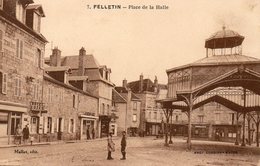 Felletin Place De La Halle - Felletin
