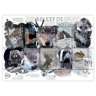 Nederland / The Netherlands - Postfris / MNH - Sheet Beleef De Natuur, Zoogdieren 2019 - Unused Stamps