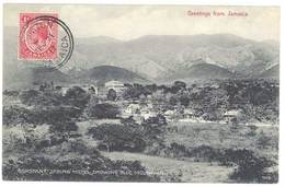 Cpa Jamaïque / Greeting From Jamaica - Constant Spring Hotel, Showing Blue Mountain - Jamaïque