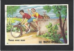 CPA Système à Dépliant Complet Non Circulé Le Mont Dore Cycle Tandem - Dreh- Und Zugkarten