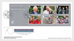 Groot-Brittannië / Great Britain - Postfris / MNH - FDC Sheet 70e Verjaardag Prins Charles 2018 - Neufs