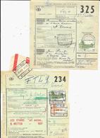 2 X SNCB-NMBS   Timbres Sur Envoi  (  Boussu Lez Walcourt - Huy Sud ) - Andere & Zonder Classificatie