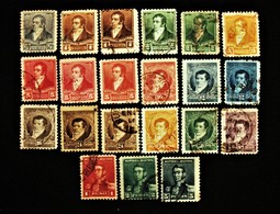 Argentina,1892-97,Lot,Various Important Persons, Michel # 83-98 ( 1,20 P Is Missing). - Collections, Lots & Series