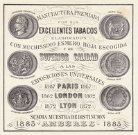 1893-1894 étiquette Pour Boite à Cigare Havane TINCHANT ANVERS ??? - Etiquetas