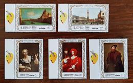 AJMAN, Peinture, Tableaux, Tableau, Italian Paintings Venise (venice), Michel N° 419/23 ** MNH - Andere & Zonder Classificatie