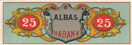 1893-1894 étiquette Pour Boite à Cigare Havane FLOR DE PLANTADORES - Etiketten
