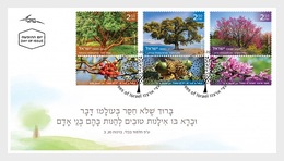 Israel -  Postfris / MNH - FDC Bomen 2018 - Ungebraucht (mit Tabs)